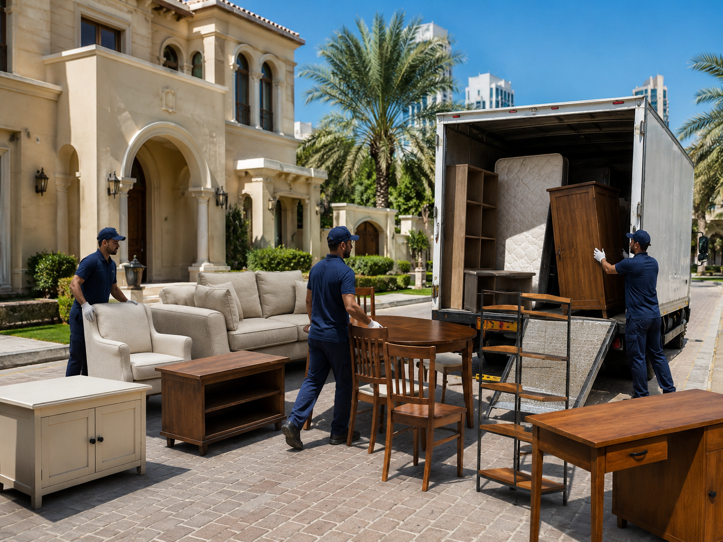 Furniture junk removal in Dubai during home clearance