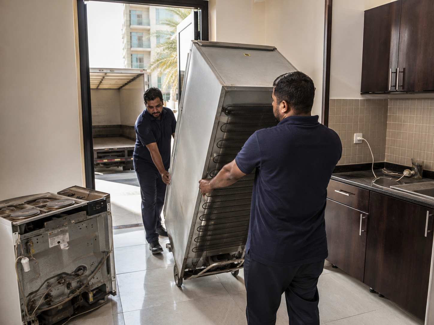 Refrigerator removal Dubai junk removal service