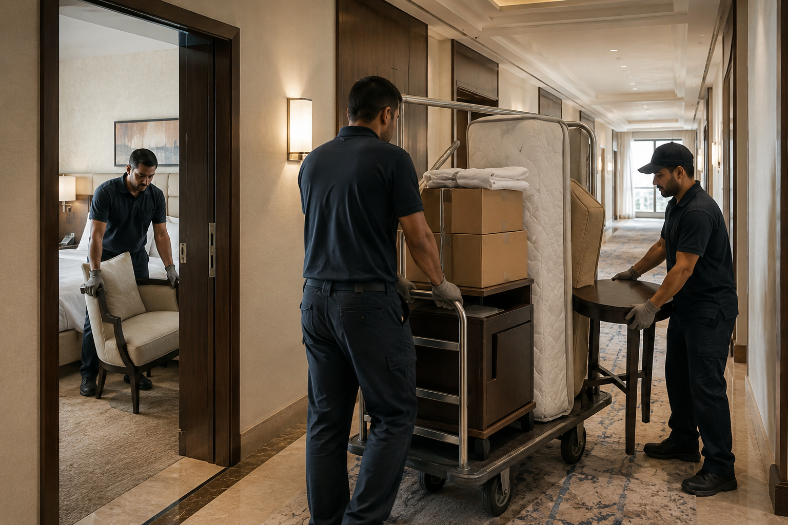 Home junk removal in Dubai clearing unwanted furniture boxes and household clutter