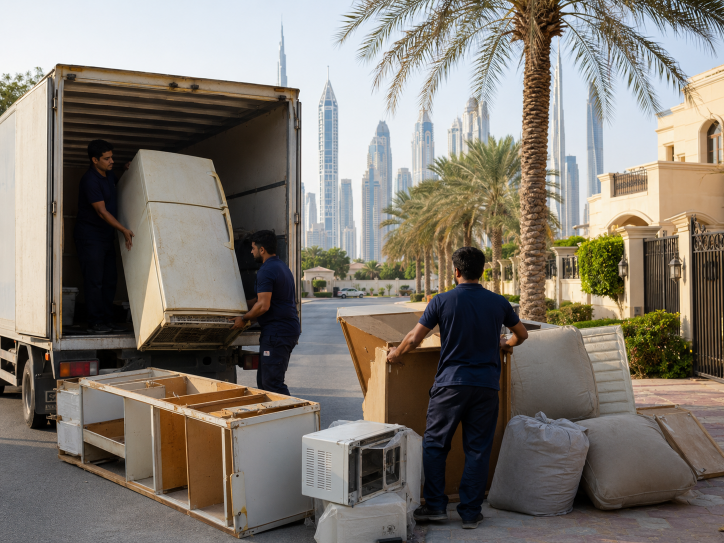 Refrigerator and freezer removal Dubai