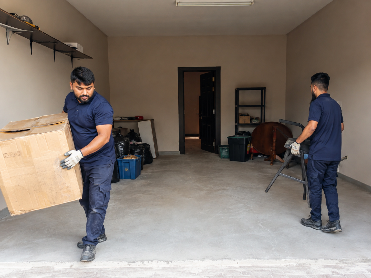 Storage Cleanout Dubai junk removal team clearing unwanted furniture and stored items