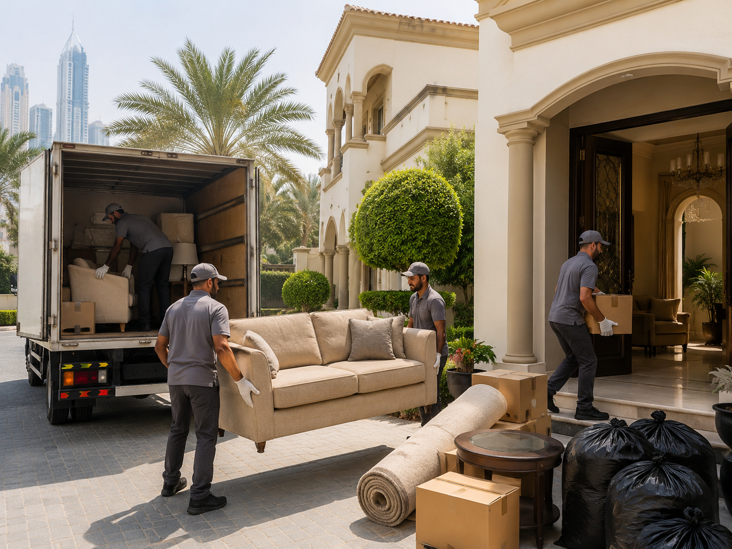 Villa appliance and bulky junk removal in Dubai